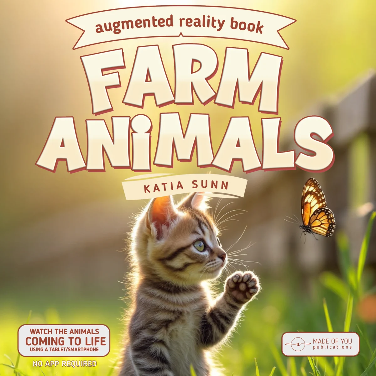 Cover of Farm Animals, a rhyming picture book of animal riddles