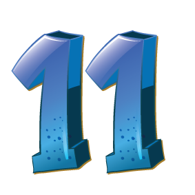The 11 times table