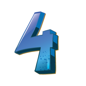The 4 times table