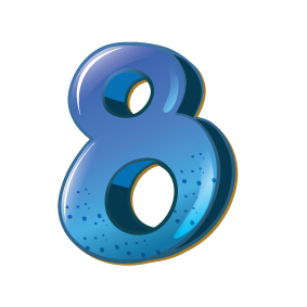 The 8 times table
